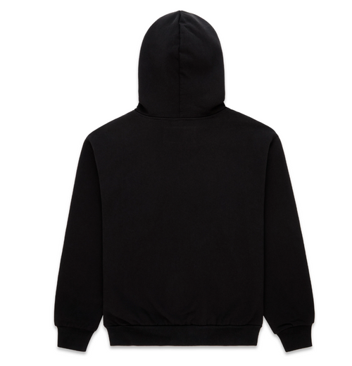 spider hoodie - black and orange